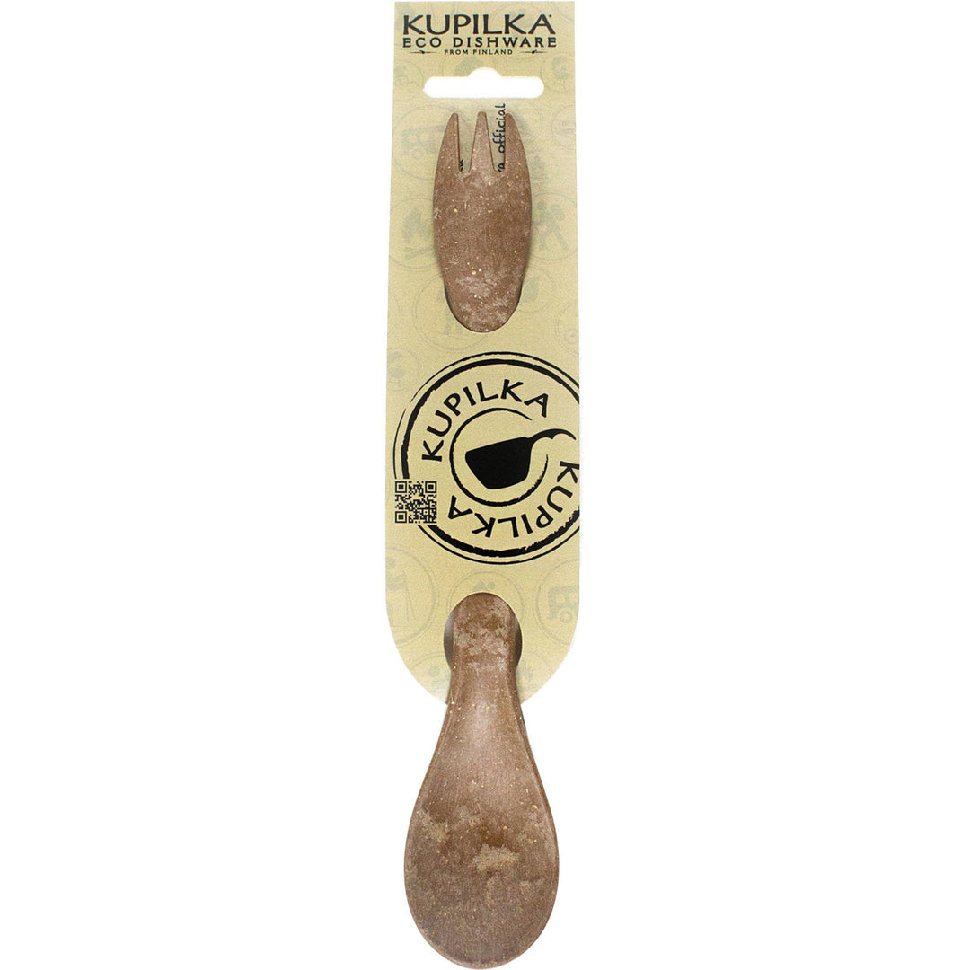 Kupilka Kupilka 225 spork, brun – vinkelbillede (Spork)