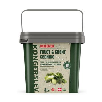 Produktbillede af Kongerslev Økologisk frugt- og grøntgødning 5L på tilbud i høj kvalitet