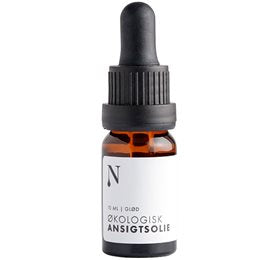 Detaljeret produktbillede af Økologisk Ansigtsolie Glød 10 ml på tilbud