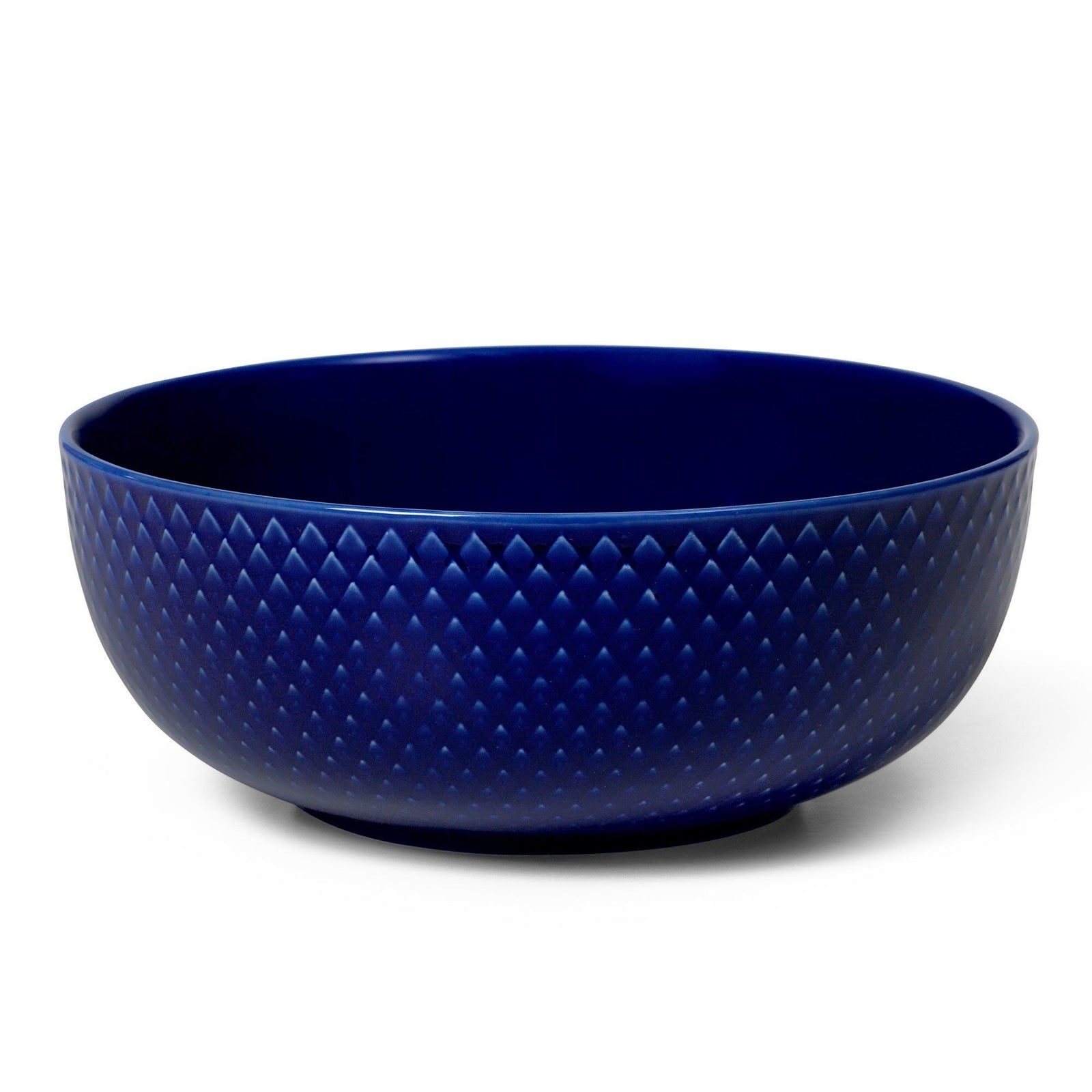 Lyngby porcelæn Lyngby porcelæn Rhombe color skål Ø15,5 cm, mørkeblå ❤ billede i brug i kategorien Skål