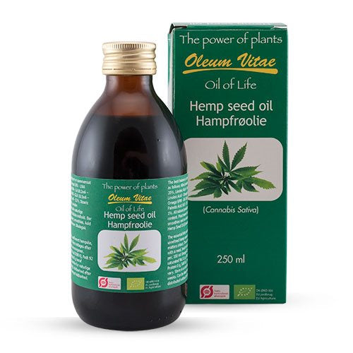 Produktbillede af Oil of life Hampefrøolie Ø 250ml. på tilbud