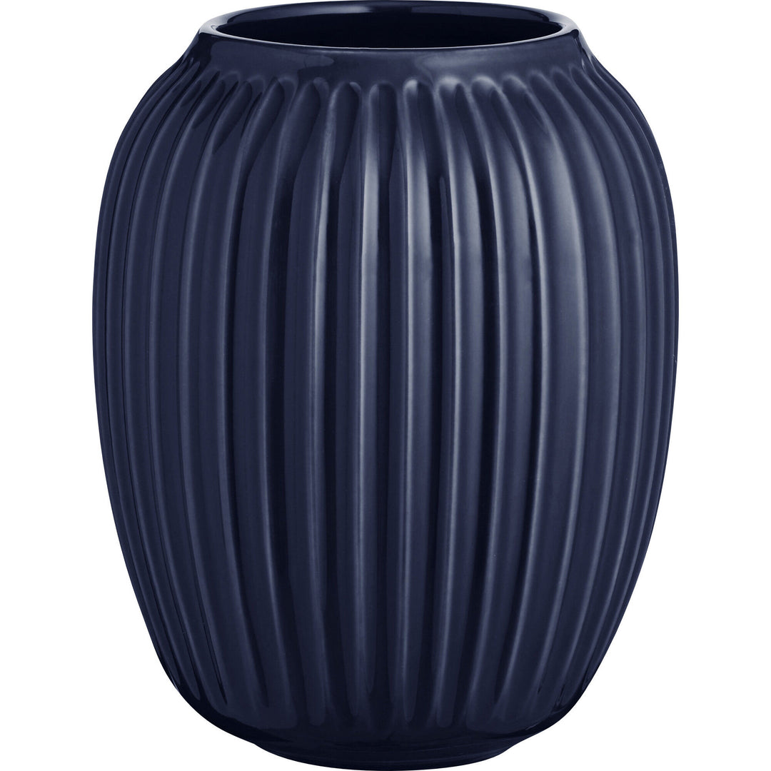 Kähler Kähler Hammershøi vase, 20 cm - indigoblå – close-up (Vase)
