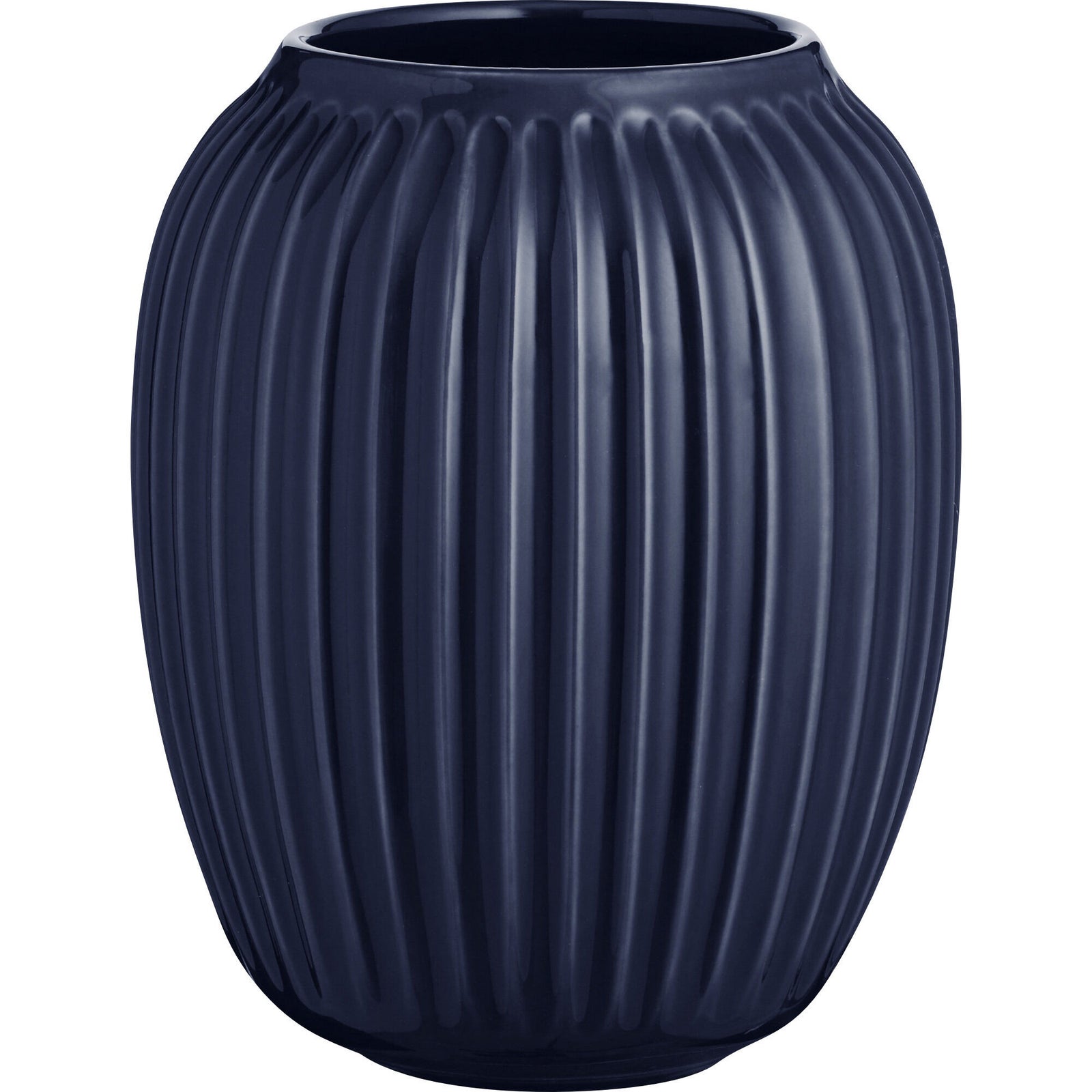 Kähler Kähler Hammershøi vase, 20 cm - indigoblå – close-up (Vase)