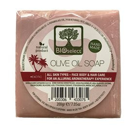 Produktbillede af Bioselect Oliven sæbe Exotic 200g på tilbud