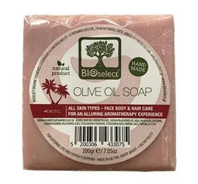 Stort online udvalg i Bioselect Oliven sæbe Exotic 200g ❤ Bioselect ❤ Hurtig levering: 1 - 2 Hverdage og gratis fragt v/køb over 295 kr. GLS til pakkeshop ❤ Varenummer: HG-13593 og barcode / Ean: 5200306433075 på lager - Kæmpe udvalg i Personlig pleje - Over 350 kendte brands på udsalg