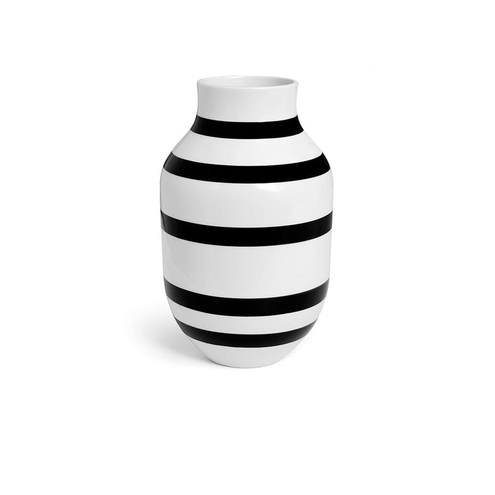 Produktbillede af Kähler Omaggio vase 30 cm sort i premium kvalitet