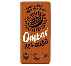 Detaljeret produktbillede af Ombar 72% Kakao Ø 70 g på tilbud