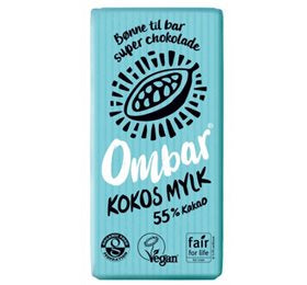 Detaljeret produktbillede af Ombar Kokos mylk Ø 70 g på tilbud