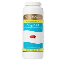 Produktbillede af Fitness Pharma Omega 3-6-9 m. ADEK vit. 180 kap. på tilbud