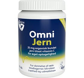 Produktbillede af Biosym OmniJern 60 kap. på tilbud