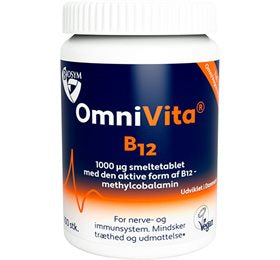 Produktbillede af Biosym OmniVita B12 100 tabletter på tilbud