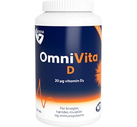 Detaljeret produktbillede af BioSym OmniVita D 20 mcg 360 kaps. på tilbud