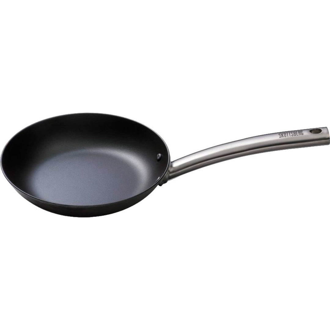 Skottsberg Skottsberg Stegepande 20 cm, kulstofsstål – close-up (Stegepander)