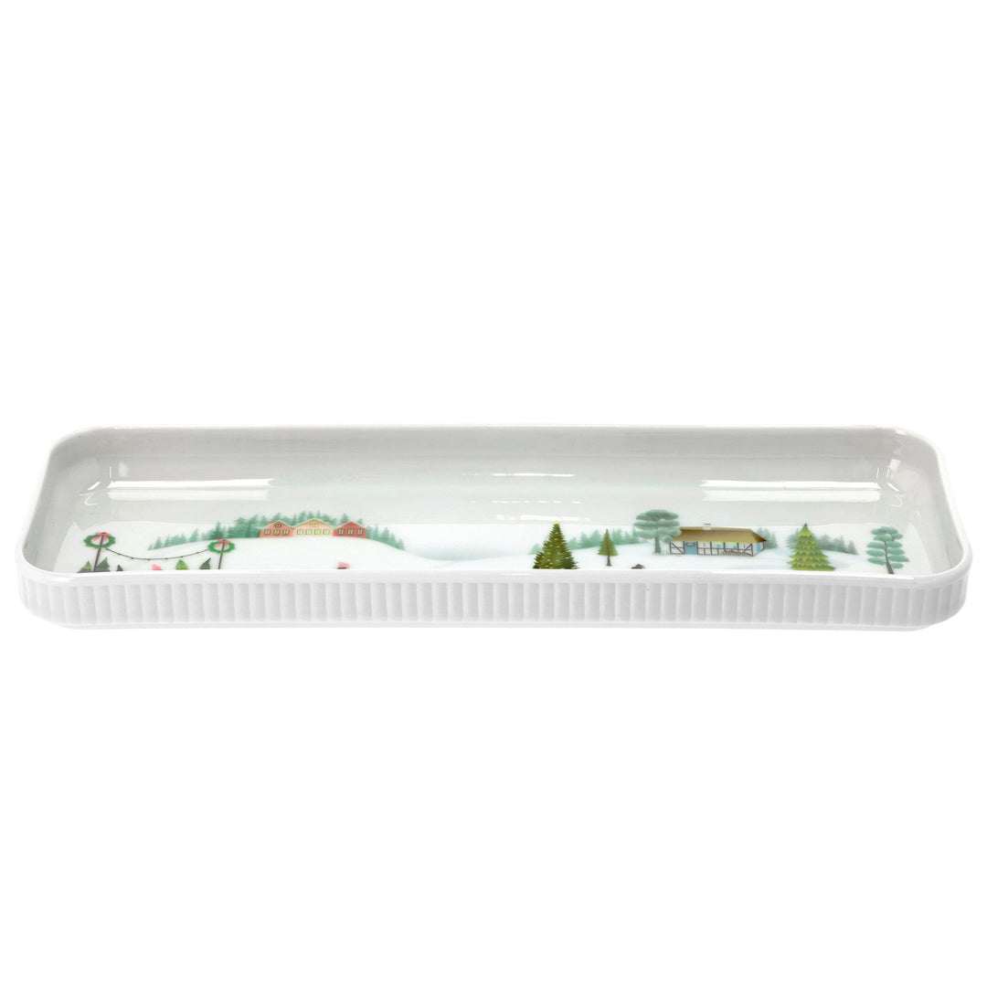 Pillivuyt Pillivuyt Vinter Plissé Fad Rektangulær 36 x 12 cm ❤ produktfoto i kategorien Fad