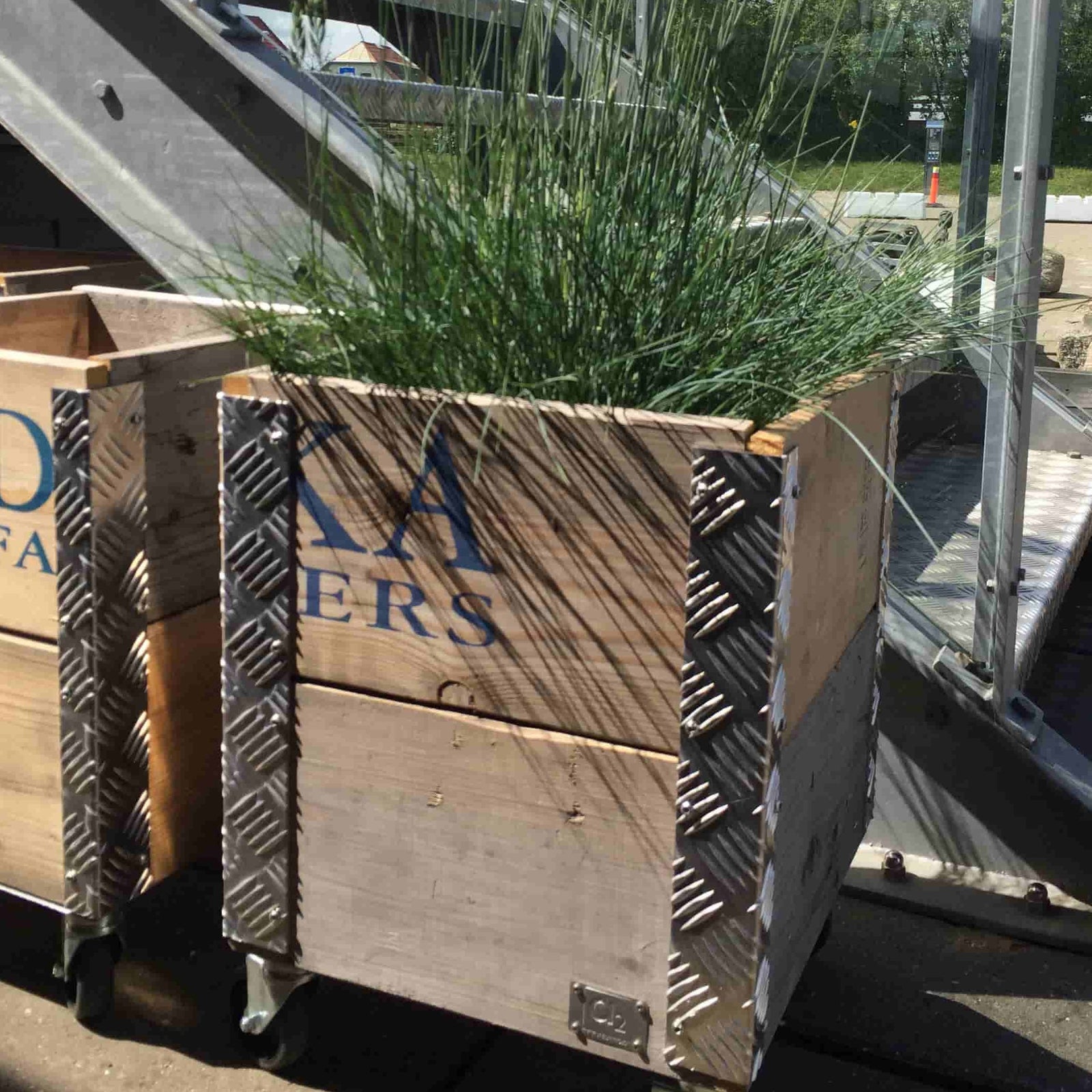 Produktbillede af Arizona Opbevaringskasse i genbrugstræ 36 x 36 x højde 48,5 cm på tilbud i høj kvalitet