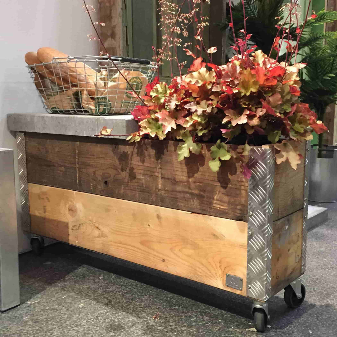 Produktbillede af Arizona Opbevaringskasse i genbrugstræ 102 x 25 x højde 48,5 cm på tilbud i høj kvalitet