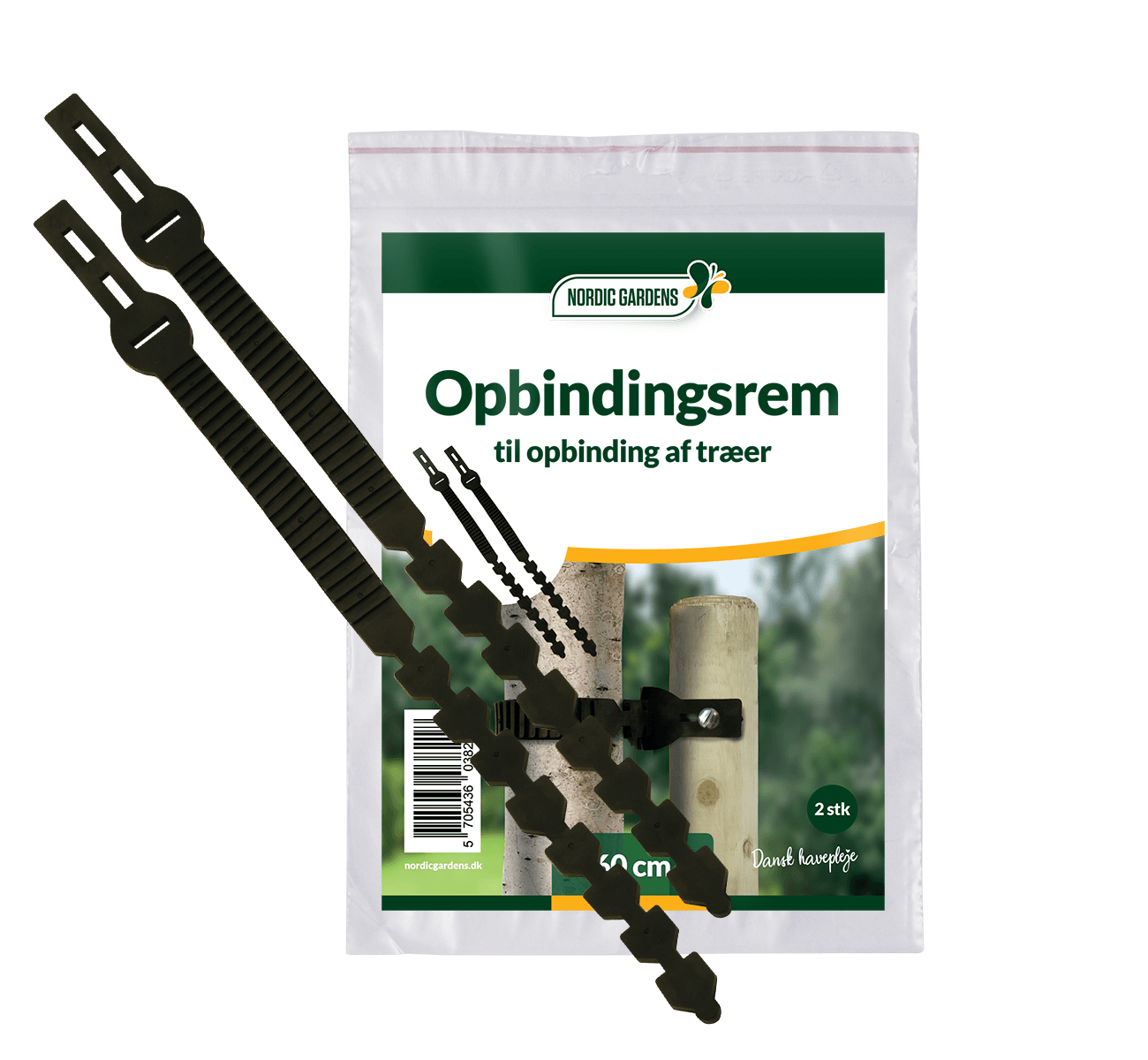 Produktbillede af Opbindingsrem 60 cm 2 stk. på tilbud i høj kvalitet