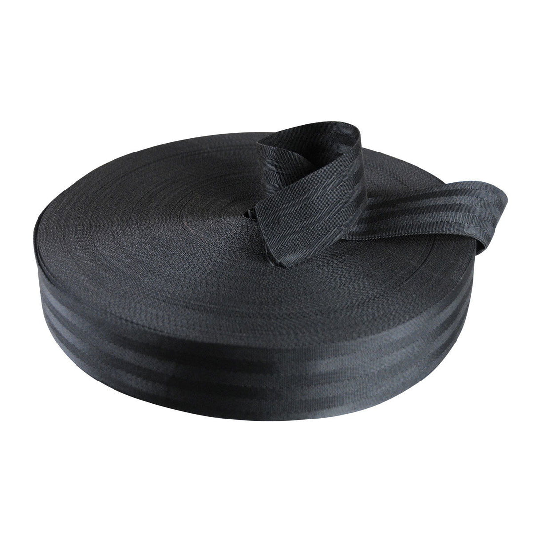 Produktbillede af Sort opbindingssele til træ 50mm pris pr. løbende meter på tilbud i høj kvalitet
