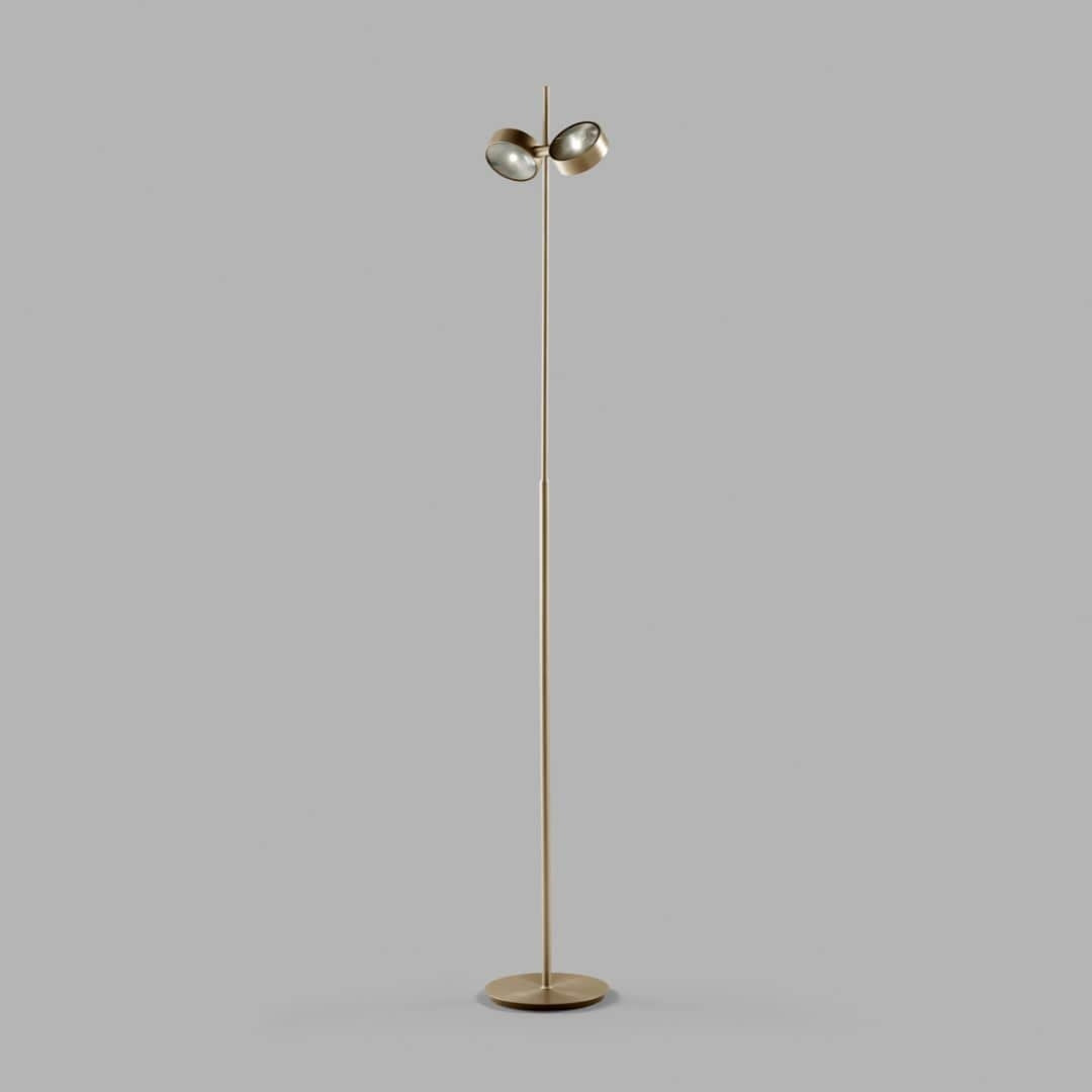 Orbit Gulvlampe Messing LIGHT-POINT