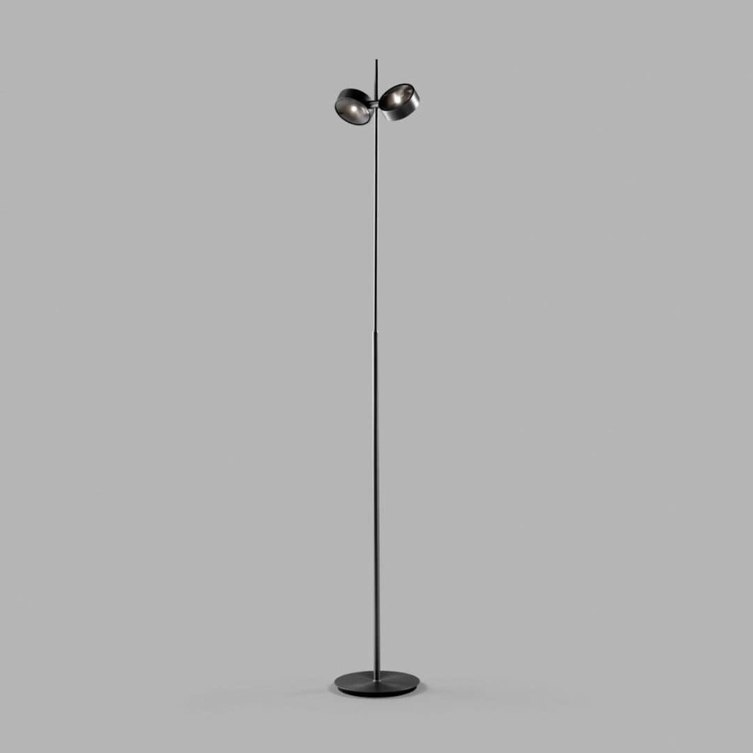 Produktbillede af Orbit Gulvlampe Carbon Sort LIGHT-POINT i premium kvalitet