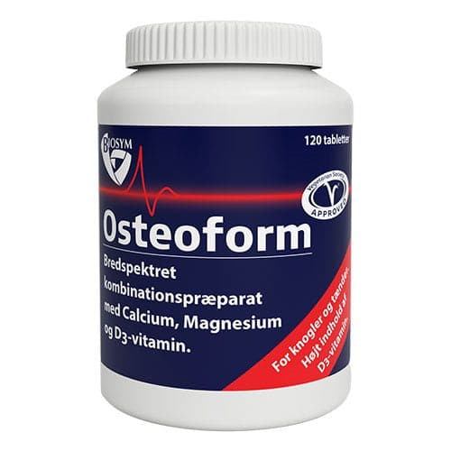 Stort online udvalg i BioSym Osteoform 120 tabl. ❤ Biosym ❤ Hurtig levering: 1 - 2 Hverdage og gratis fragt v/køb over 295 kr. GLS til pakkeshop ❤ Varenummer: HG-16630 og barcode / Ean: 5705380166326 på lager - Kæmpe udvalg i Sundhed - Over 350 kendte brands på udsalg