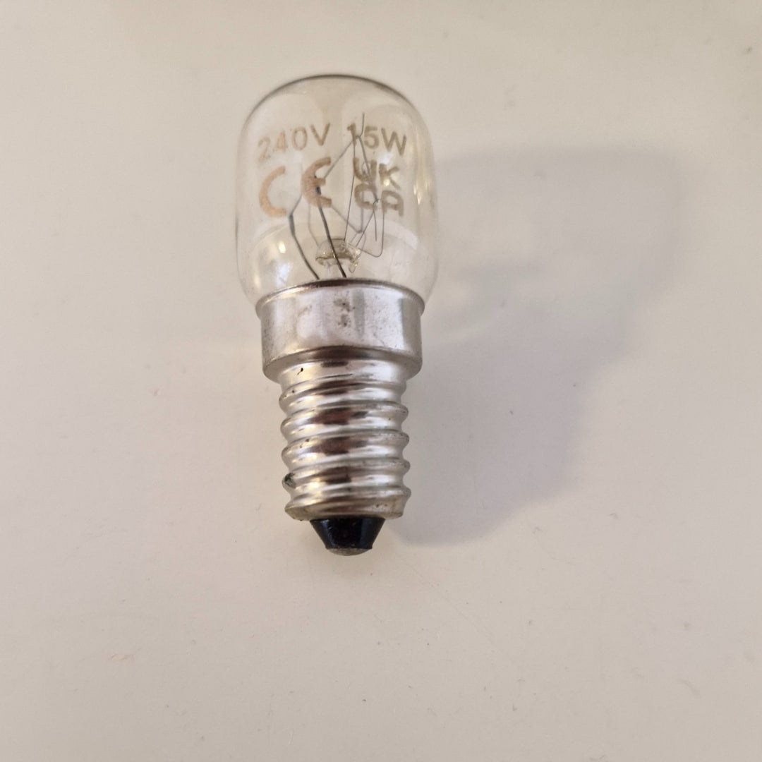 Produktbillede af Ovnpære E14 15W Så længe lager haves Schiefer i premium kvalitet