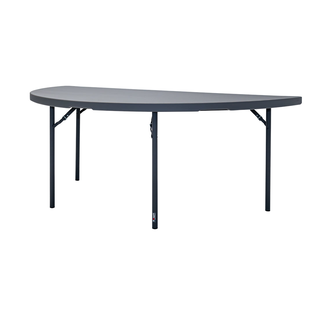 Halvrundt klapbord i plast, Zown New Classic Ovo200