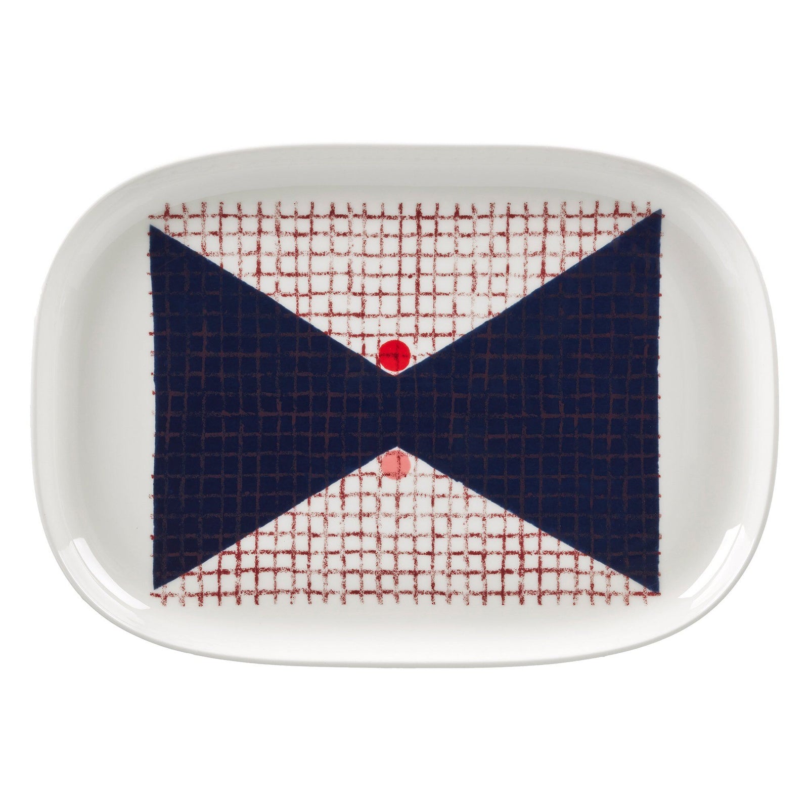 Marimekko Marimekko OIVA Tomina serveringsfad 25,5 x 36 cm – close-up (Serveringsfad)