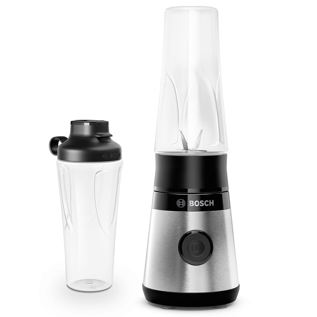 Bosch Bosch MMB2111M miniblender, 450 W, rustfrit stål ❤ produktbillede (Mixer & Blender)