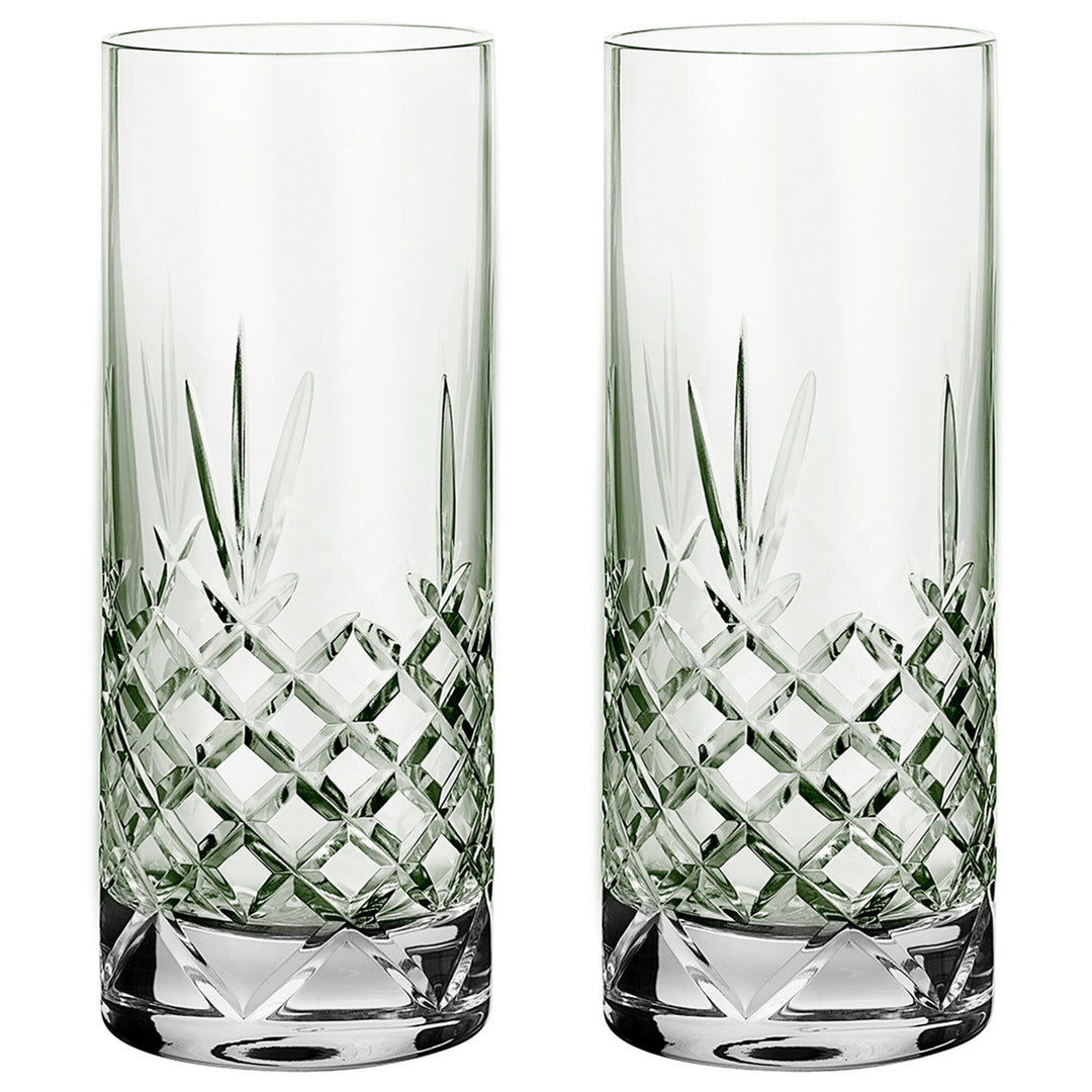 Frederik bagger Frederik bagger Crispy Highball Glas Emerald 2 stk. ❤ billede i brug i kategorien Glas