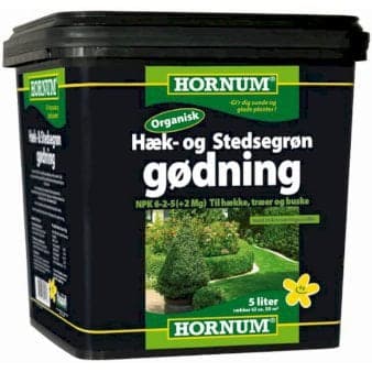 Se Hækgødning NPK 6-2-5 +2 Mg 5 liter spand ❤ Stort online udvalg i Plantetorvet ❤ Hurtig levering: 1 - 2 Hverdage samt billig fragt - Varenummer: PTT-62127 og barcode / Ean: på lager - Udsalg på Gødninger > Hækgødning Spar op til 56% - Over 454 design brands på udsalg