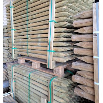 Se Trykimprægneret hegnspæl Ø 5 - 150 cm. Spidset ❤ Stort online udvalg i Plantetorvet ❤ Hurtig levering: 1 - 2 Hverdage samt billig fragt - Varenummer: PTT-26547 og barcode / Ean: på lager - Udsalg på Opbindingsmateriale > Opbinding til Træer Spar op til 65% - Over 454 kendte mærker på udsalg