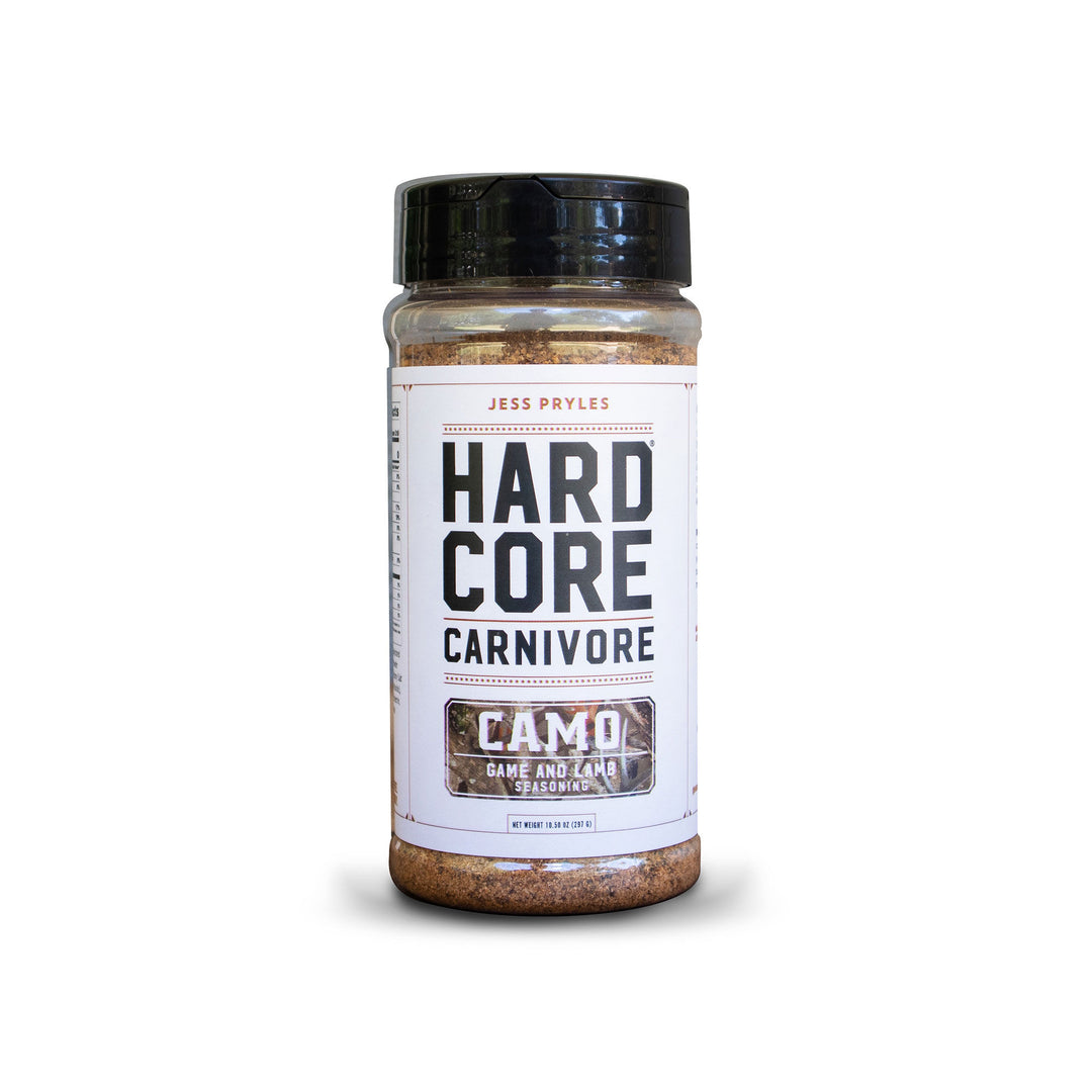 Hardcore carnivore Hardcore carnivore Large Camo kridderiblanding 297 g – produktfoto (Krydderier)
