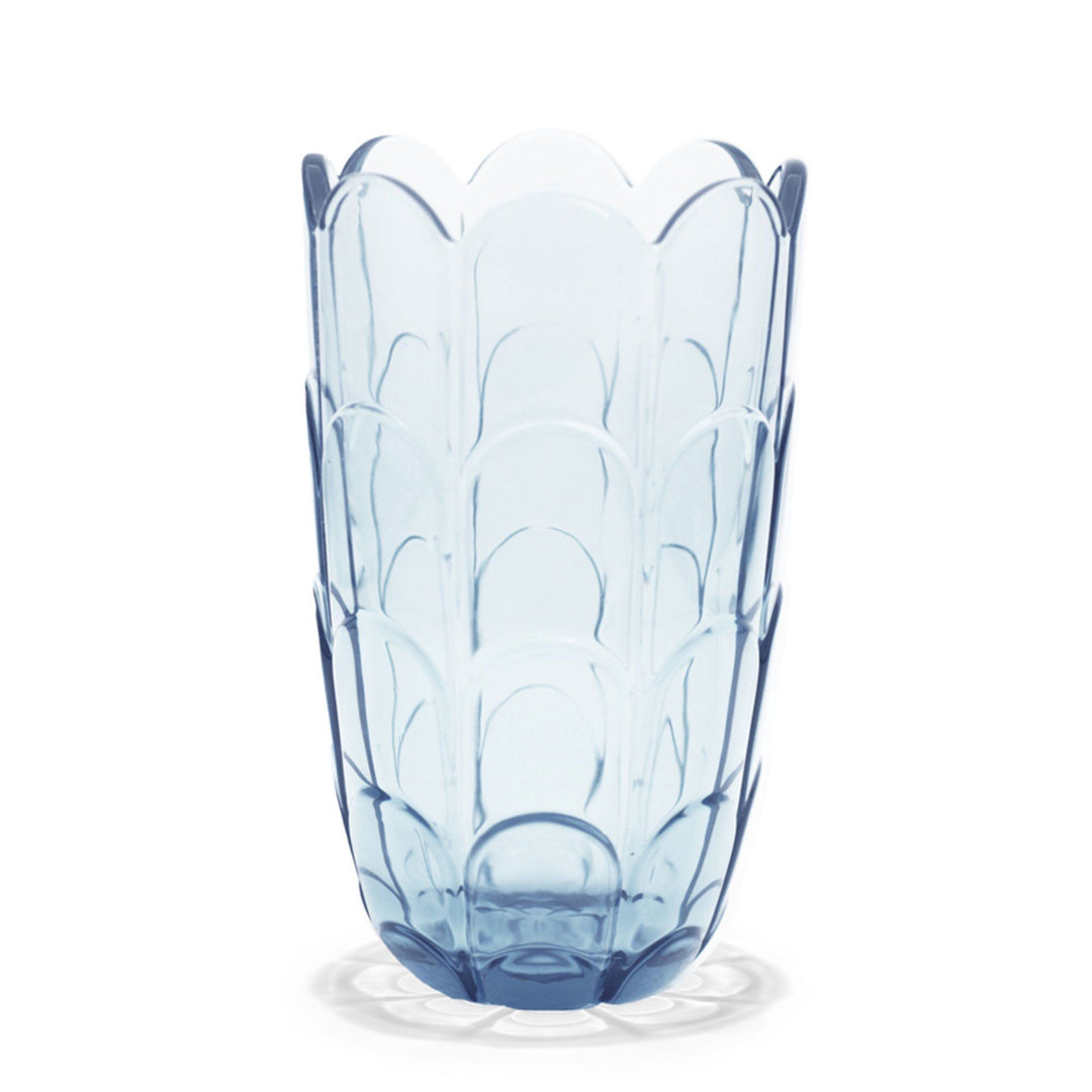 Holmegaard Lily vase 19 cm, blå iris