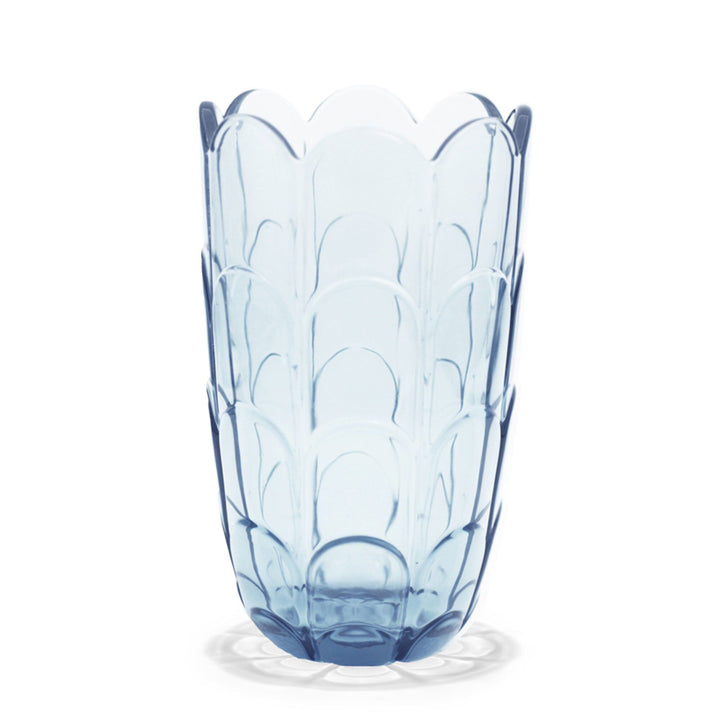 Holmegaard Lily vase 19 cm, blå iris