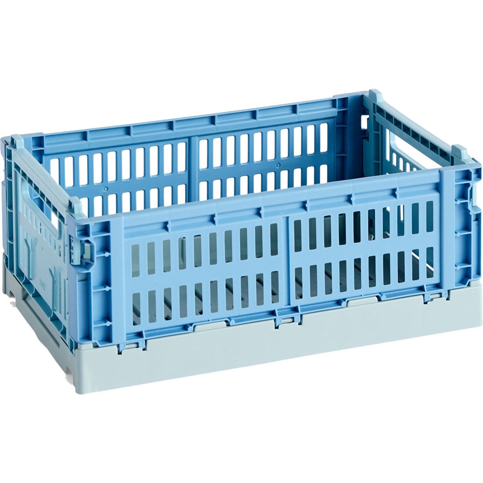 Hay Hay Colour Crate Mix opbevaringskasse small, sky blue ❤ billede i brug (Opbevaringsboks)