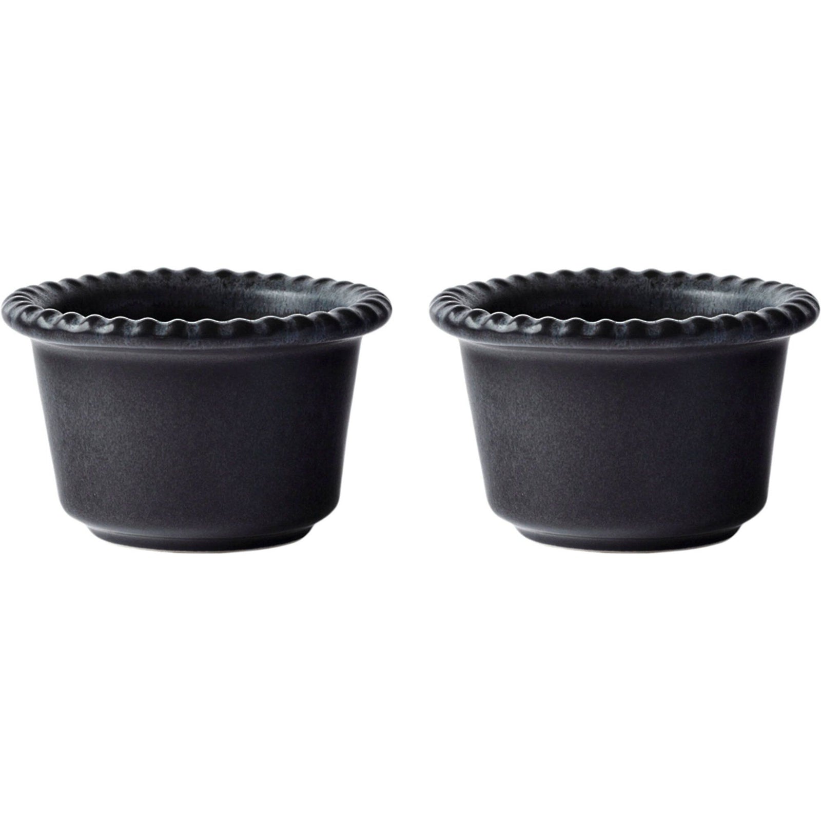 Potteryjo Potteryjo Daria 12 cm serveringsskål 2 stk, ink black ❤ frontbillede (Skål)