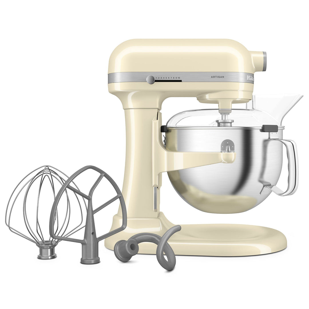 Kitchenaid Kitchenaid Artisan 5KSM60SPX køkkenmaskine med løftearm 5,6 liter, almond creme ❤ billede i brug (Røremaskiner)