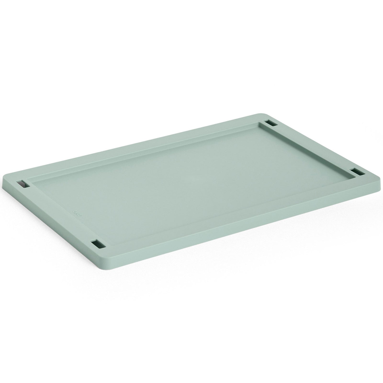 Hay HAY Colour Crate Small Låg, sage green ❤ frontbillede (Opbevaringsboks)