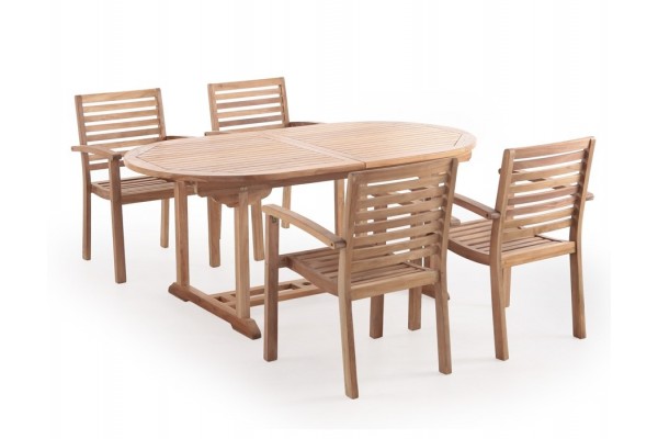Produktbillede af Pala Luksus teak Havemøbelsæt på tilbud i høj kvalitet