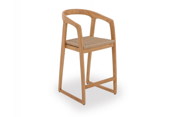 Produktbillede af Palma Teak Barstol på tilbud i høj kvalitet