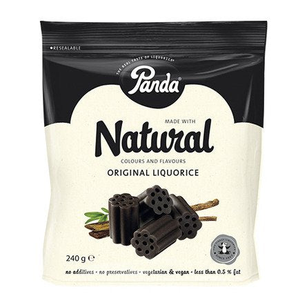 Detaljeret produktbillede af Coala Panda naturlakridsstænger 32g. på tilbud