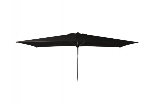 Produktbillede af Parasol Rektangulær 150x250 cm Sort på tilbud i høj kvalitet