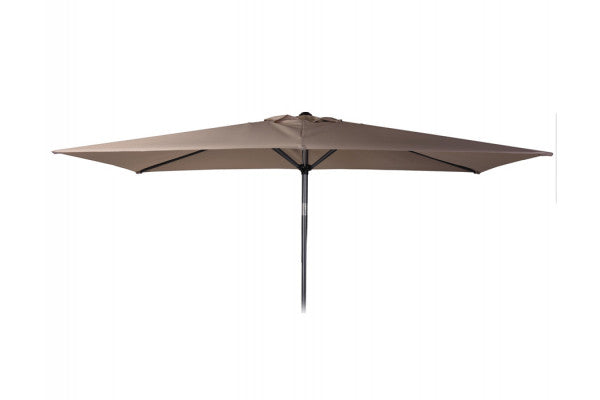 Produktbillede af Parasol Rektangulær 150x250 cm Taupe på tilbud i høj kvalitet
