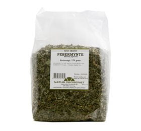 Detaljeret produktbillede af Pebermynte groft skåret 175g. på tilbud