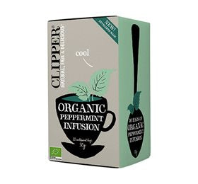 Produktbillede af Clipper Pebermynte Te Ø 20br. på tilbud