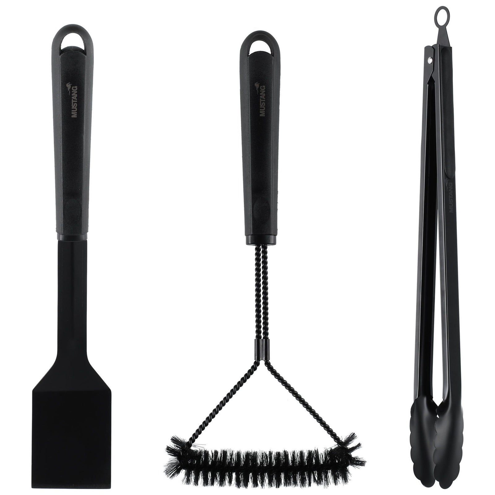 Mustang Mustang Black Line grillredskabssæt, 3 dele ❤ billede i brug i kategorien Redskabsæt