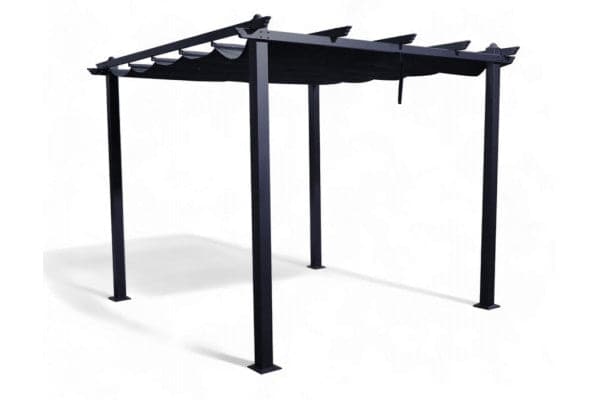 Pelle Pergola Pavillon Portimao - 3x3 meter - Grå ✔ Kæmpe udvalg i Gozomo.dk ✔ Billig fragt og hurtig levering 2 - 5 hverdage - Varenummer: HML-DK3571 / Ean: '5740002303024 på lager - Udsalg på DIVER> Pavilloner Spar op til 55% - Over 785 kendte brands på udsalg
