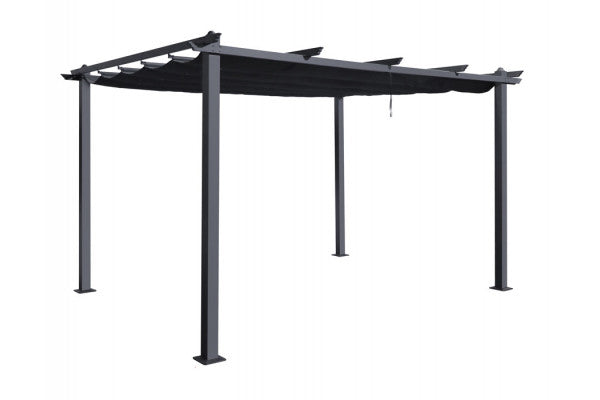 Produktbillede af Pelle Pergola Pavillon Portimao 3x4 meter Grå på tilbud i høj kvalitet