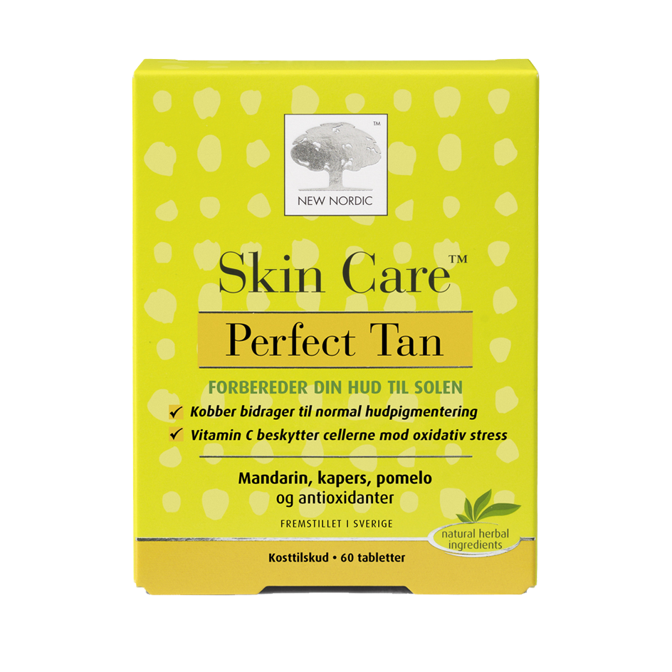 Se Skin Care&trade; Perfect Tan &bull; 60 tabl. DATOVARE 02/2024 ❤ Kæmpe udvalg i Blandet ❤ Hurtig levering: 1 - 2 Hverdage samt billig fragt - Varenummer: HG-45180-1 og barcode / Ean: '5021807451807 på lager - Udsalg på Sundhed Spar op til 59% - Over 454 kendte brands på udsalg
